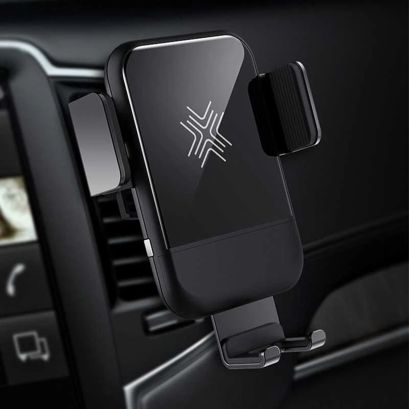 „Rock Magnetic“ gravitacinis automobilio laikiklis EDZ-03, įkišamas į ventiliacijos angą, juodas