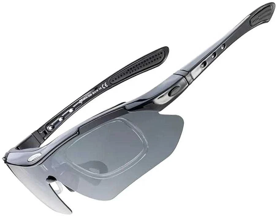 Rockbros 10143 photochromic UV400 dviratininko akiniai – juodos spalvos