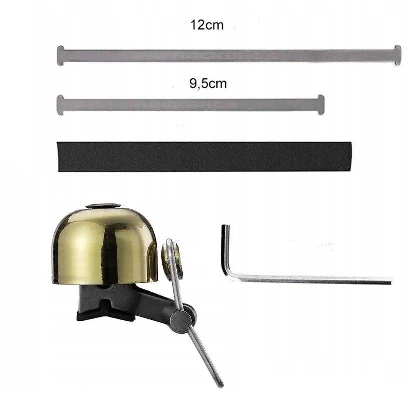 Rockbros 15-1BG retro bicycle bell – auksinis