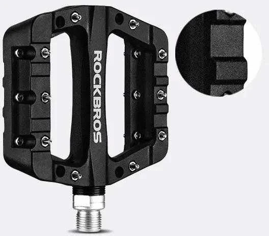 Rockbros 2017-12CBK Nylon Bicycle Pedal Set – juodos spalvos