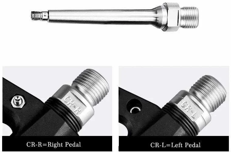 Rockbros 2017-12CBK Nylon Bicycle Pedal Set – juodos spalvos