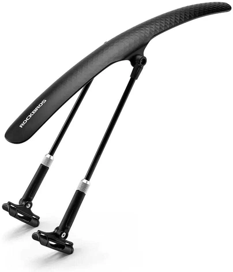 Rockbros 28210007001 bicycle fender, universal, adjustable – juodos spalvos