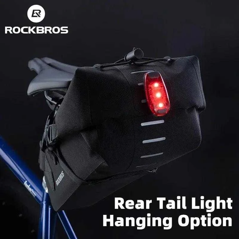 Rockbros 30130061001 bicycle bag 3L – juodos spalvos