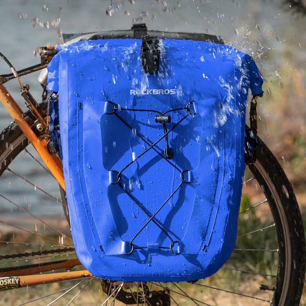 Rockbros 30140022004 Atsparus vandeniui Bicycle Bag 25-32L - Mėlyna