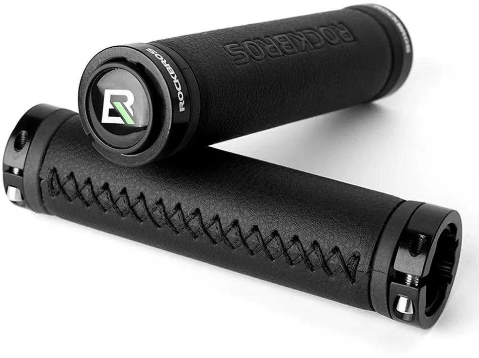 Rockbros 40210003001 microfiber bicycle handlebar grips – juodos spalvos