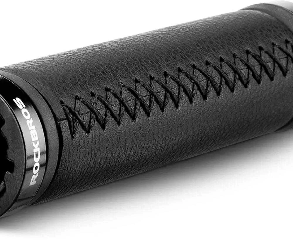 Rockbros 40210003001 microfiber bicycle handlebar grips – juodos spalvos