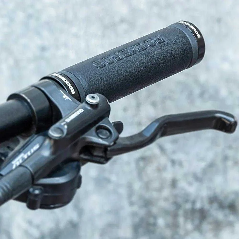 Rockbros 40210003001 microfiber bicycle handlebar grips – juodos spalvos