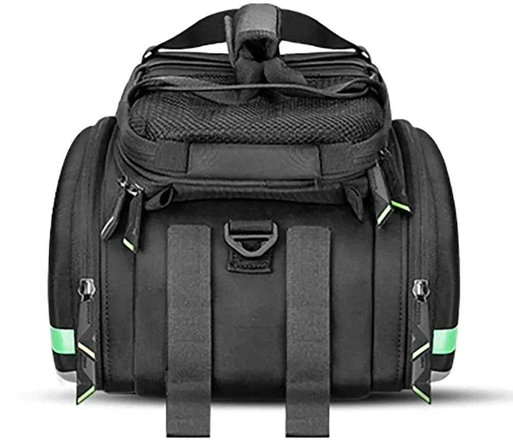 Rockbros A6-03BK krepšys dviračiui for trunk 35 l with fold-out pockets – juodos spalvos