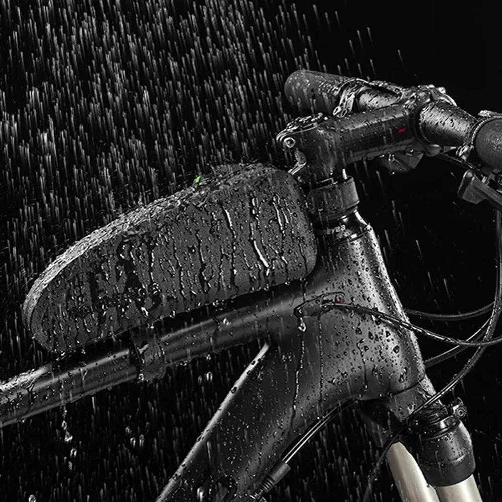 Rockbros AS-019-1 bicycle frame bag waterproof 1.6 l – juodos spalvos