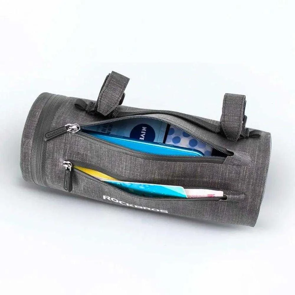 Rockbros AS-051 waterproof handlebar bag – juodos spalvos