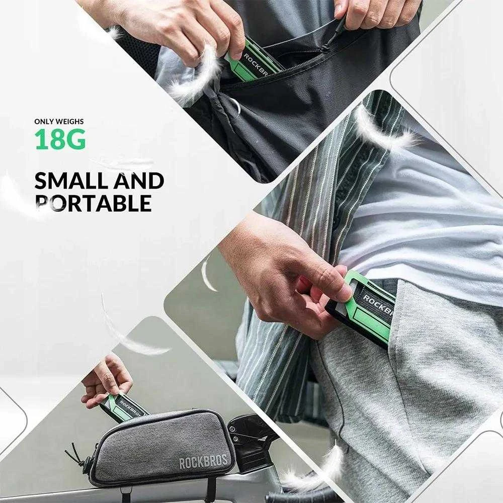 Rockbros šviesą atspindinti juosta 49210008001 – žalia