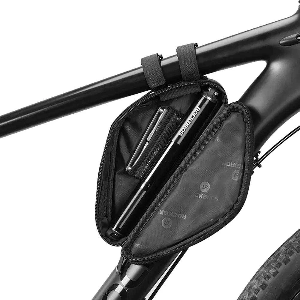 Rockbros B55-BK krepšys dviračiui for frame 0.7 l – juodos spalvos