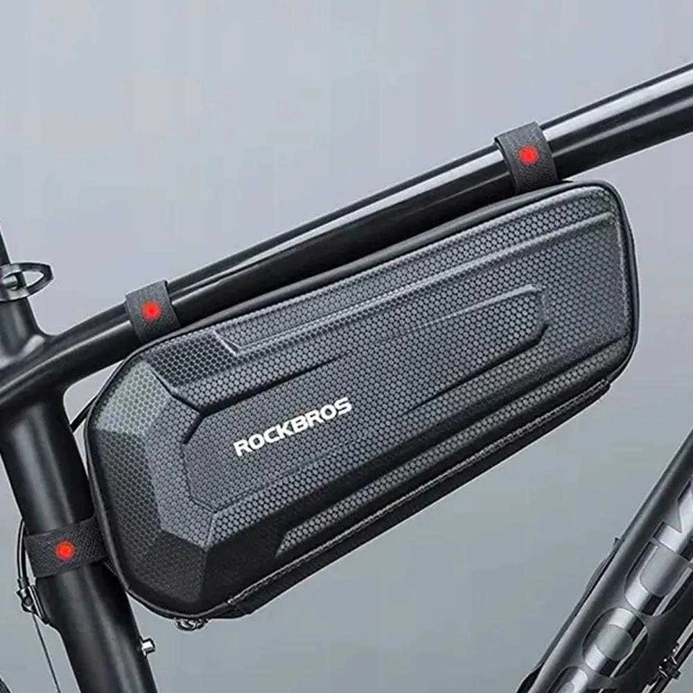 Rockbros B67 waterproof frame bike bag – juodos spalvos