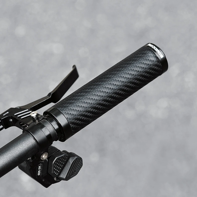 Rockbros Bike Grips Twisted Straight Anti-Slip Grips – Juodas