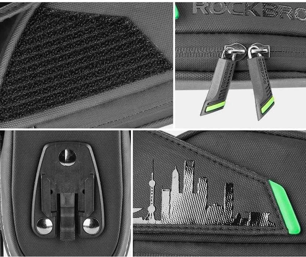 Rockbros C27-1 dviračio krepšys under the saddle – juodos spalvos