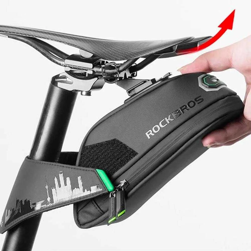 Rockbros C27-1 dviračio krepšys under the saddle – juodos spalvos