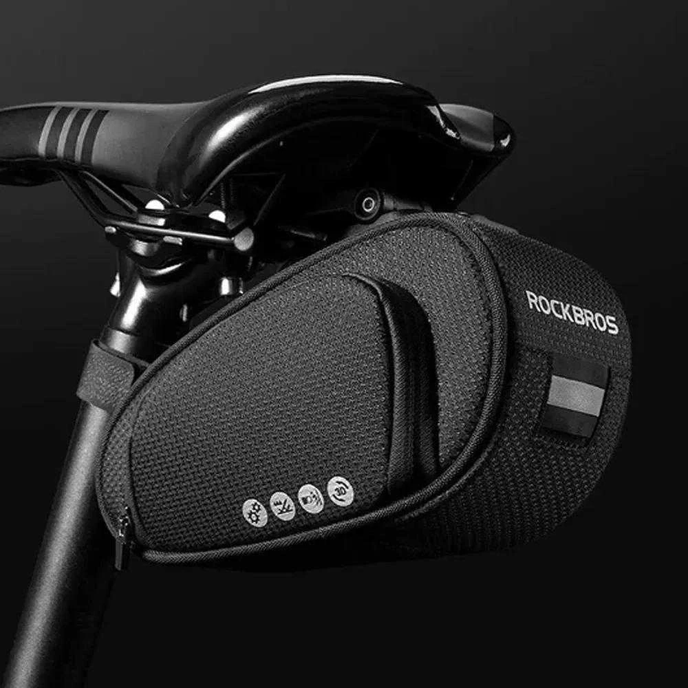 Rockbros C40 dviračio krepšys under the saddle – juodos spalvos