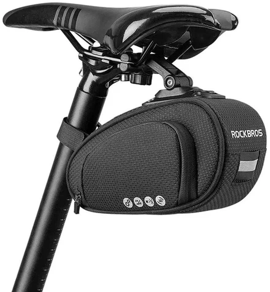 Rockbros C40 dviračio krepšys under the saddle – juodos spalvos