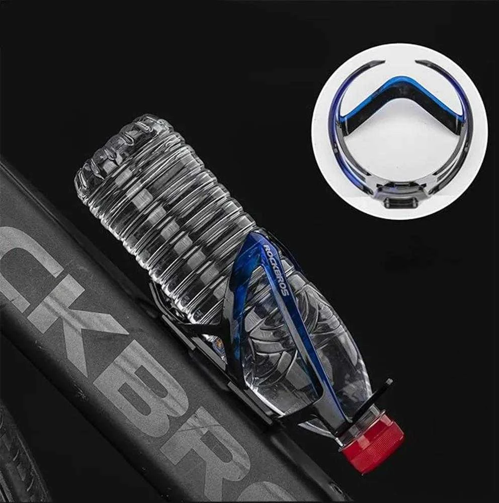 Rockbros FK338 bicycle holder for water bottle – juodos spalvos and mėlynas