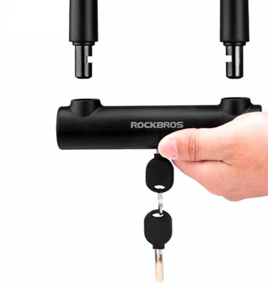 Rockbros RKS610-BK U-lock bicycle lock – juodos spalvos