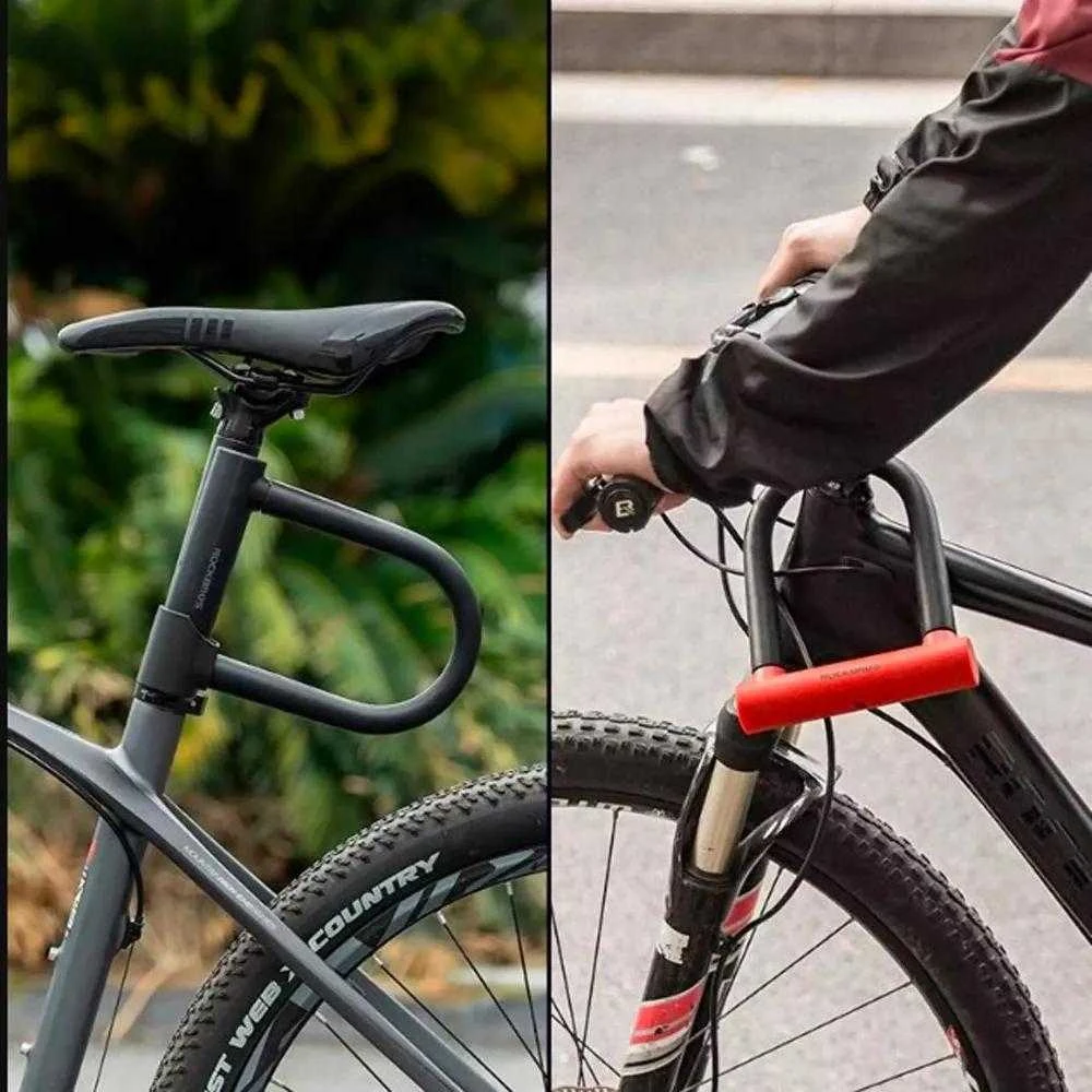 Rockbros RKS610-BK U-lock bicycle lock – juodos spalvos
