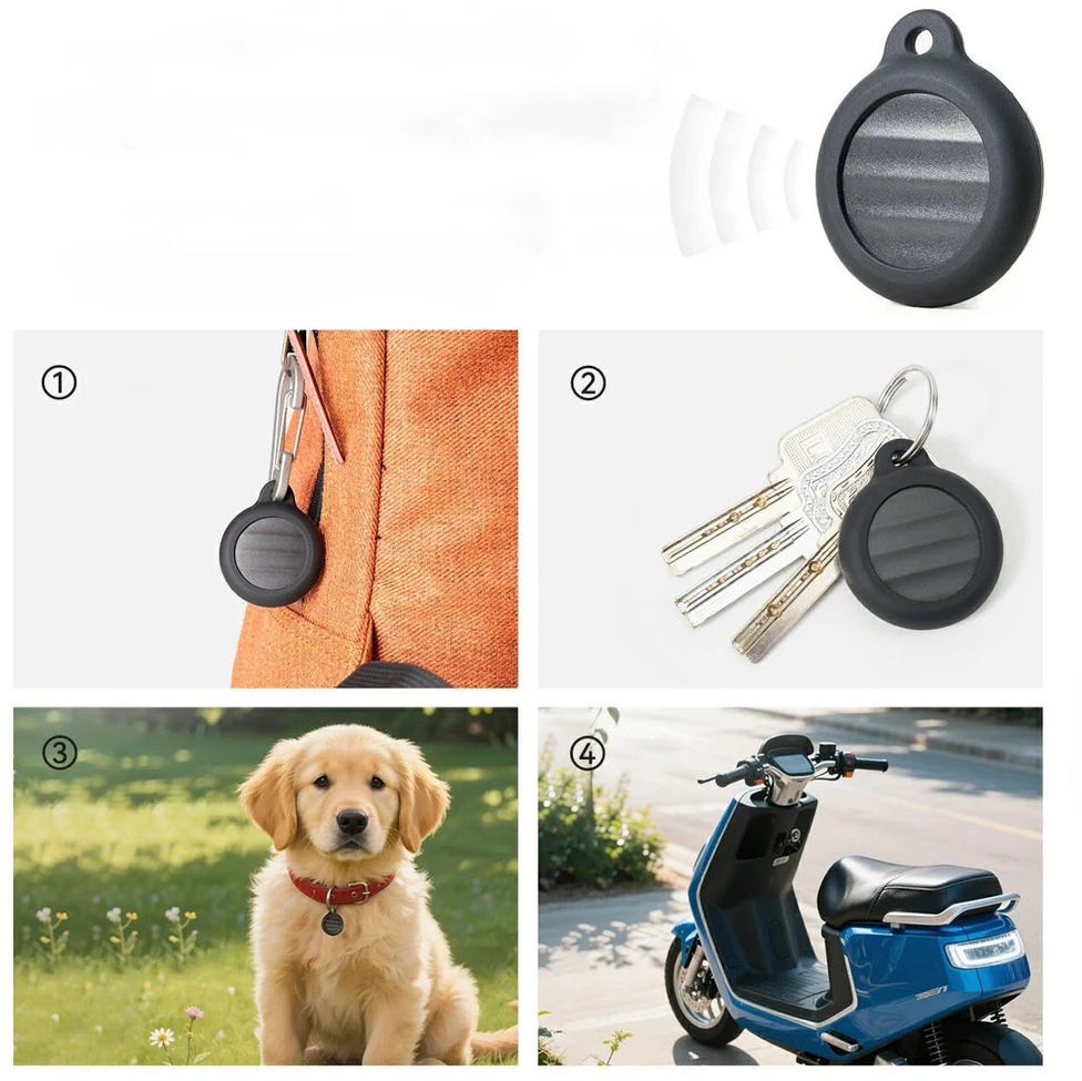 Rockbros RT1W Find My Bluetooth lokatorius – juodas