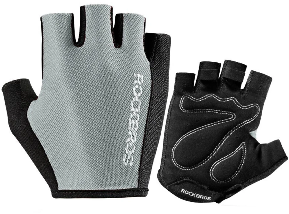 Rockbros S099GR cycling pirštinės, dydis XL – pilka