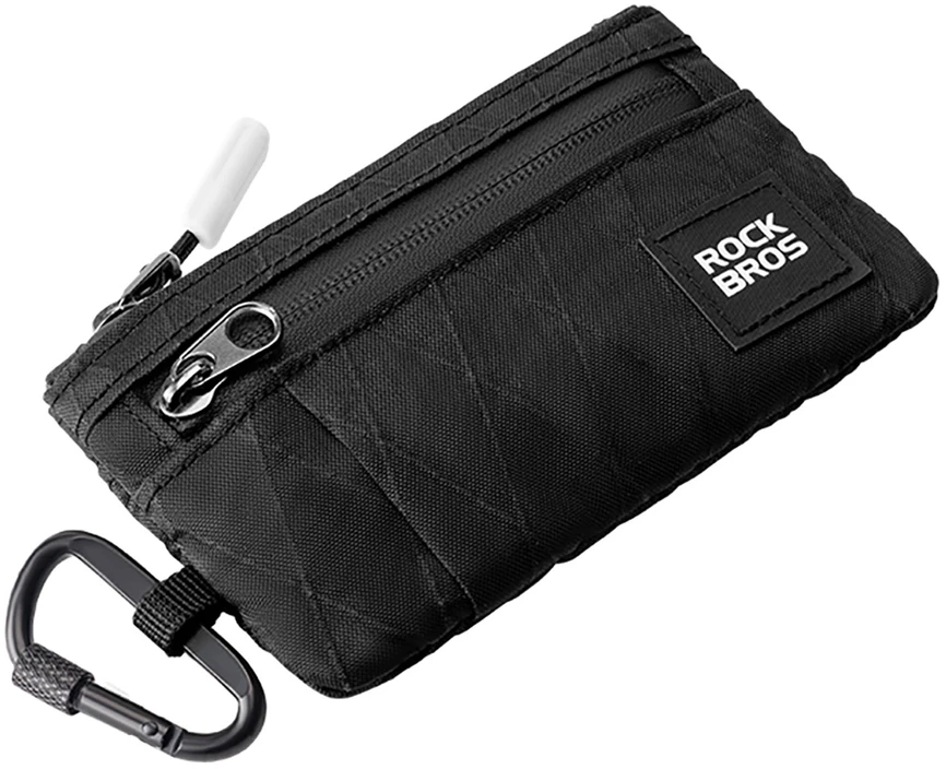 Rockbros Travel Wallet with Carabiner – juodos spalvos