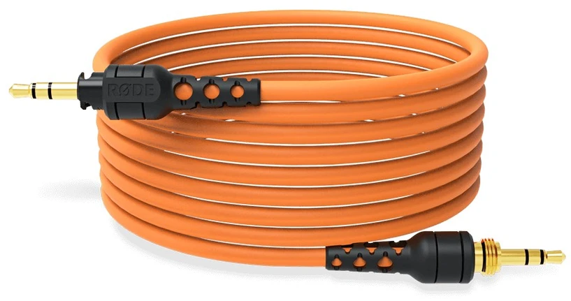 Rode cable 3.5mm TRS 2,4m, oranžinis | NTH-CABLE24