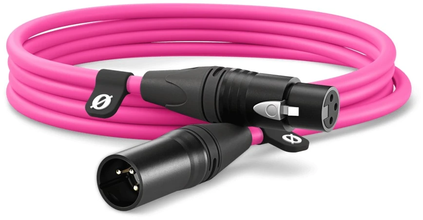 Rode RØDE XLR3M-P garso kabelis 3 m XLR Rožinė