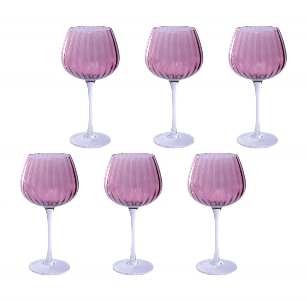 ROP ROSE&TULIPANI PRISMIA 6 stiklinių rinkinys, 460 ml
