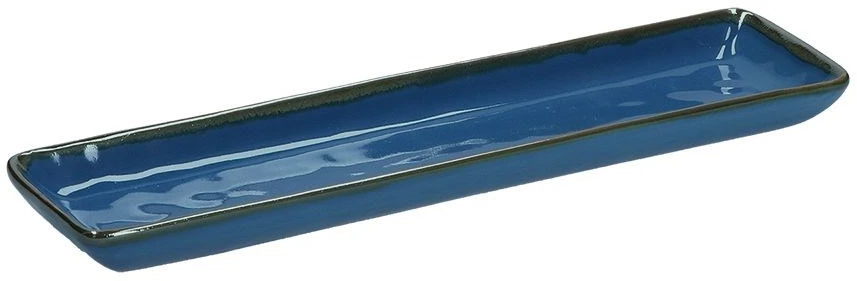 Rose&Tulipani ROP 4 stačiakampių padėklų rinkinys „Concerto Blu Avio“ – tamsiai mėlyna „Mėlyna“, 32 x 8 cm