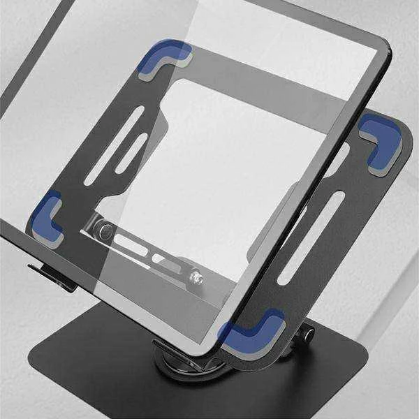 AWEI X46 Rotating Nešiojamas kompiuteris Desk Holder juodos spalvos