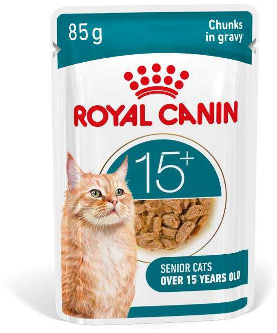 Kačių Maistas - Royal Canin Ageing 15+ Gabaliukai padaže 12x85g
