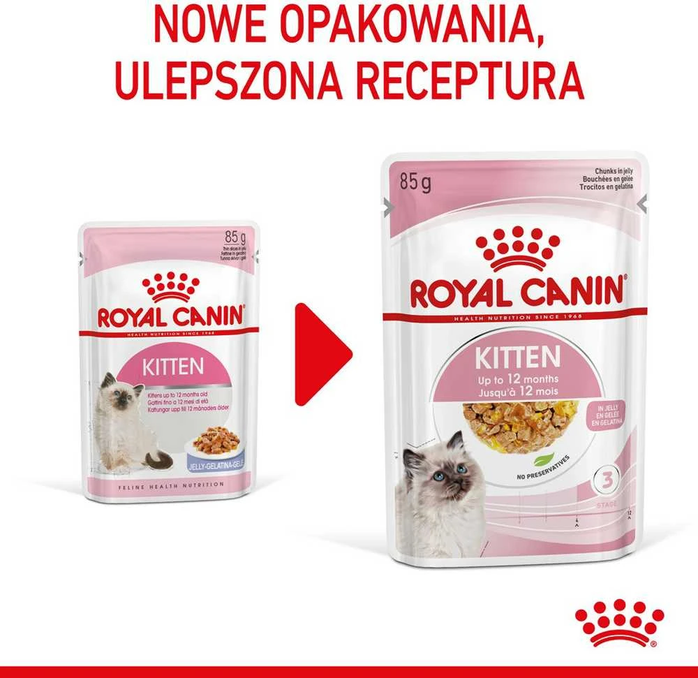 FHN Cat Kitten Instinctive Jelly 12x85 g