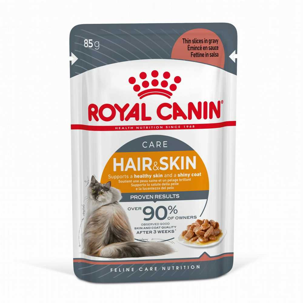 Royal Canin FCN Cat plaukų ir odos priežiūros padažas 12x85g