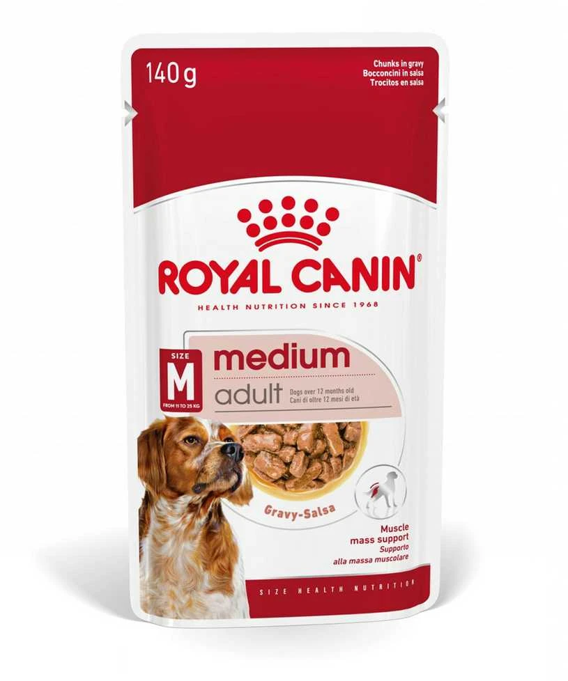 SHN Dog Medium Adult Gravy 10x140 g