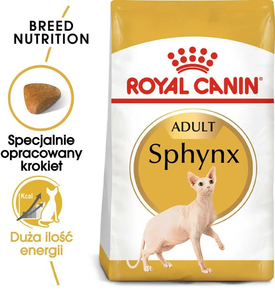 ROYAL CANIN Sphynx 2kg, sfinksų veislės suaugusių kačių sausas pašaras
