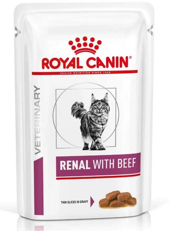 Royal Canin RC VD Cat Renal jautiena 85g konservuotas pašaras katėms
