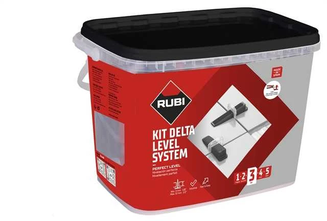 Plytelių nyveliavimo komplektas Rubi DELTA LEVEL SYSTEM; 3-12 mm; 2 mm; 100 vnt.