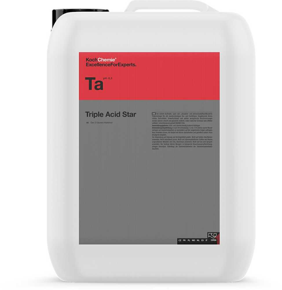 KOCH CHEMIE Triple Acid Star Cleaner Ta, rūgštinis valiklis, 11kg