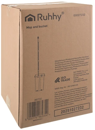 Ruhhy 27232 dviejų kamerų šluostė, 11 l, su dangteliais