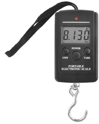 Virtuvinės svarstyklės Ruhhy LED bagažo svarstyklės - 40kg