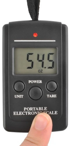 Virtuvinės svarstyklės Ruhhy LED bagažo svarstyklės - 40kg