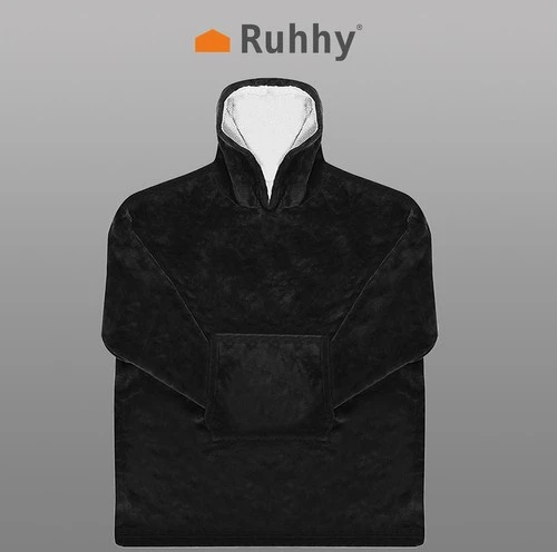 Ruhhy XXL sweatshirt - juodas blanket