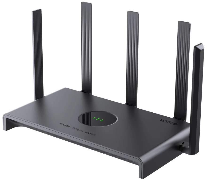 Ruijie MARŠRUTIZATORIUS RG-EW3000GXPRO Wi-Fi 6, 2.4 GHz, 5 GHz 574 Mbps + 2402 Mbps REYEE