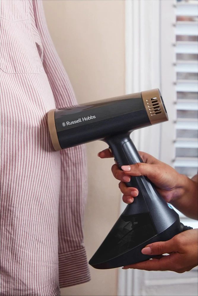Russell Hobbs 28550-56 garment garintuvas Handheld garment garintuvas 0.2 L 1400 W Mėlyna, Gold