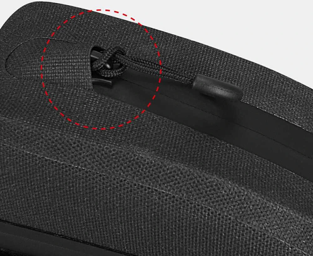 Inne SAHOO dviračio krepšys ant dviračio rėmo su užtrauktuku 0,3L 122035 juodas