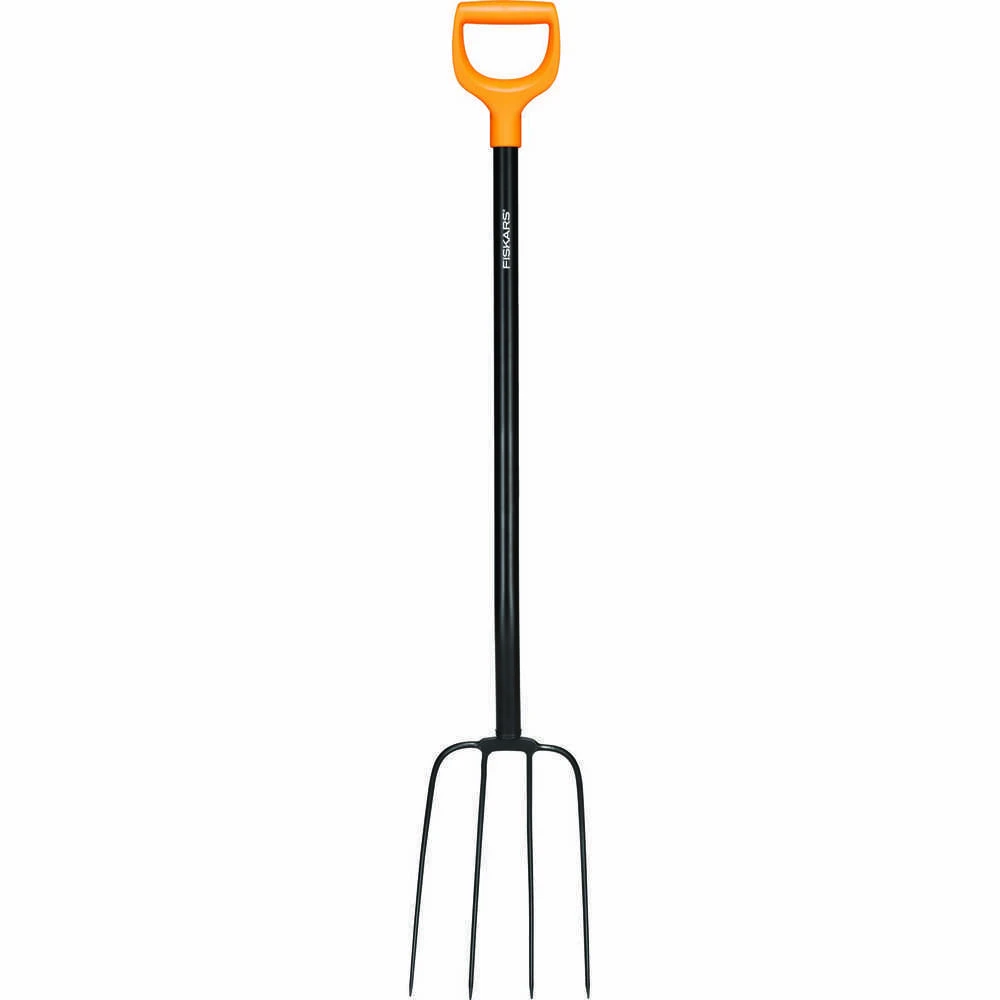 Fiskars Solid Metal komposto šakė apvaliais virbais