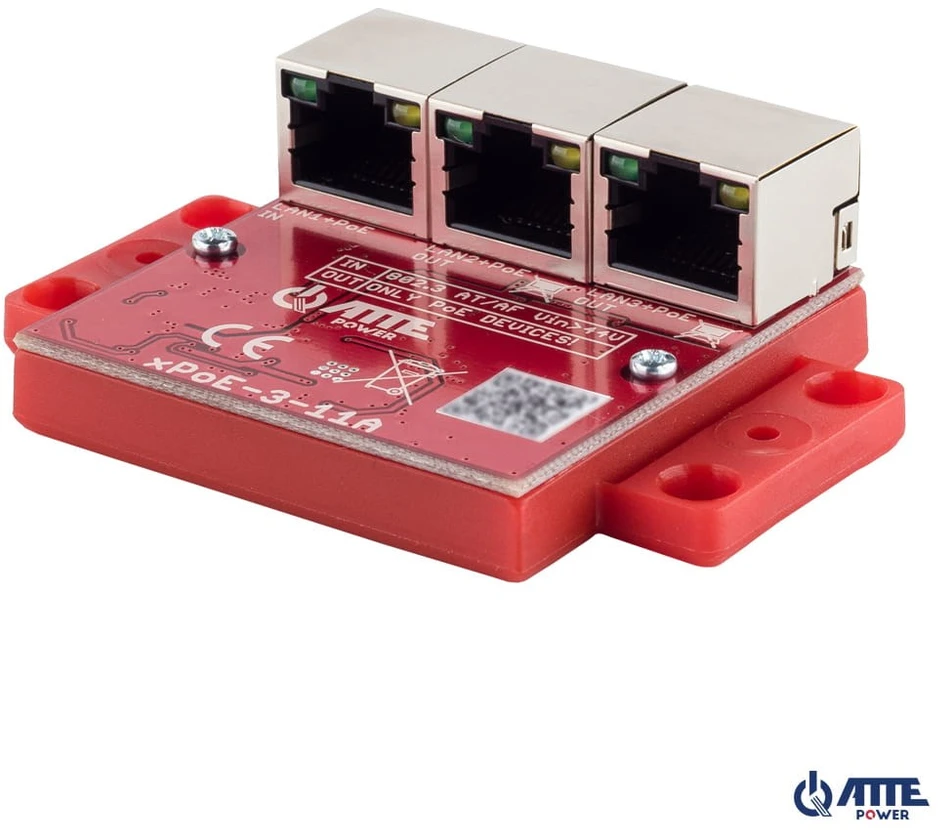 Šakotuvas AT3 SWITCH POE XPOE-3-11A 3 PRIEVADŲ ATTE
